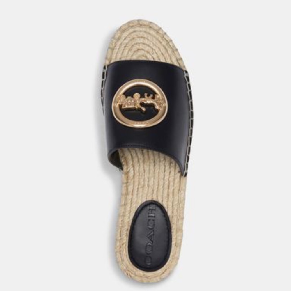 Coach Women’s Black Corey Espadrille - Size 8 - New in the box